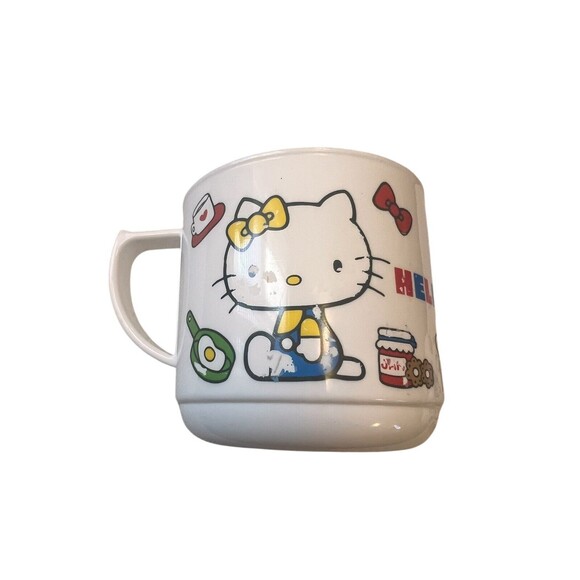Sanrio Hello Kitty Cup Mug Daiso 8oz Lot Of 2 One Has Some As Pictured - Picture 5 of 5